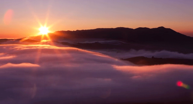 sea of clouds