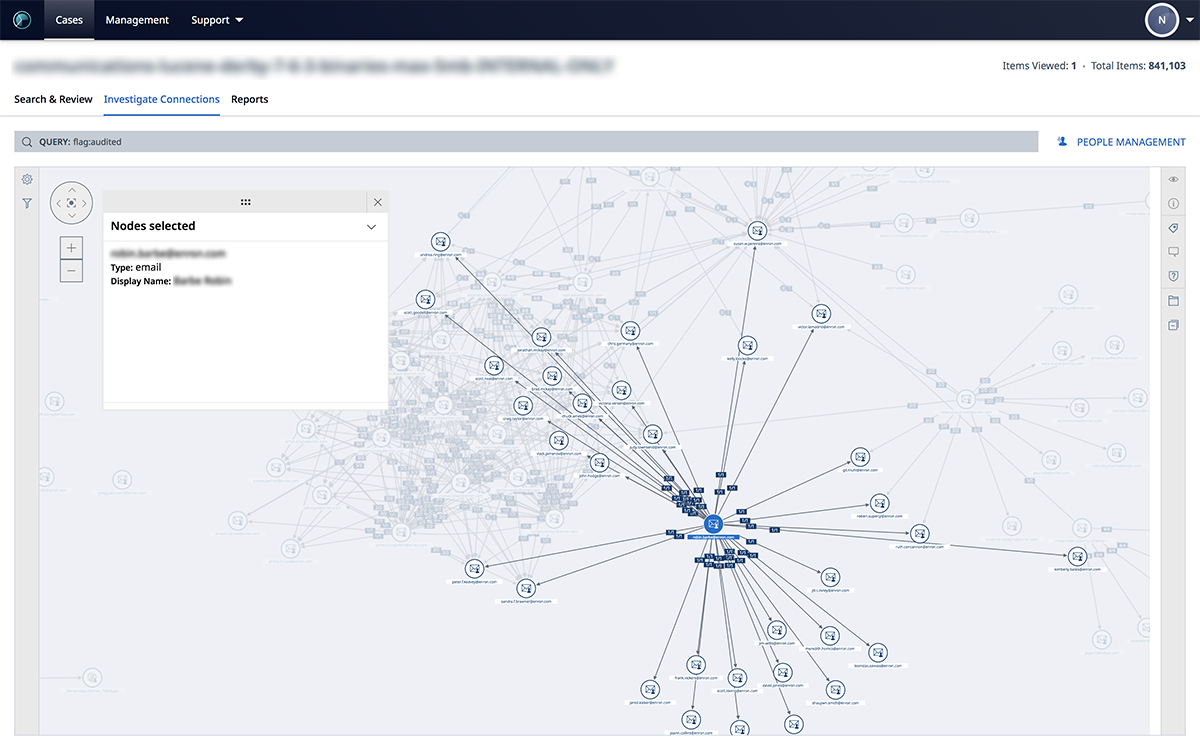 Investigative canvas blur